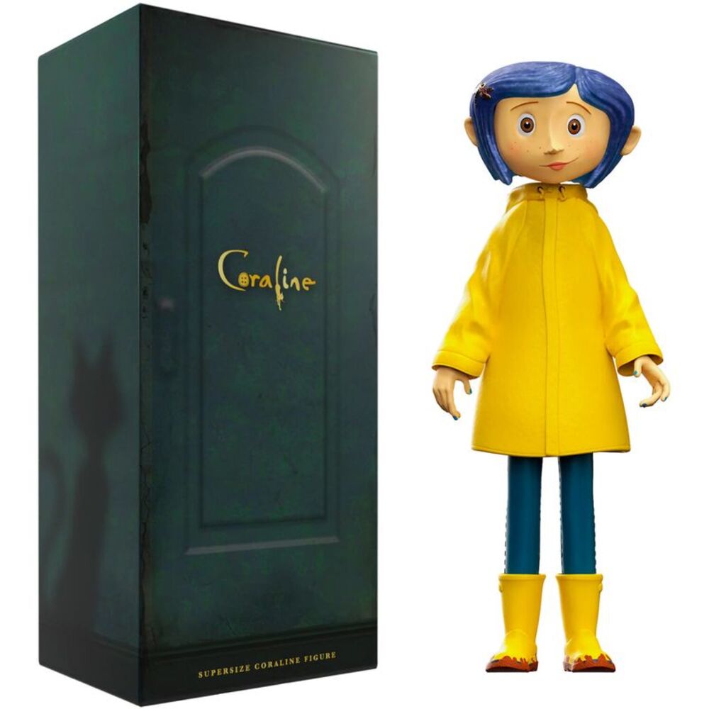 Super7 - Coraline - Supersize Vinyl Figure - Coraline  COLLECTIBLES
